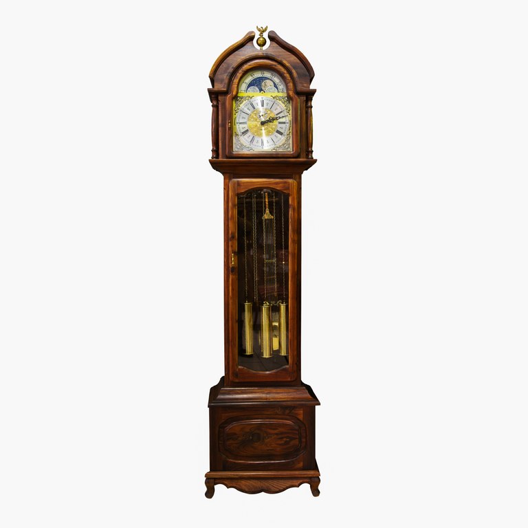 Vintage mechanical Kieninger grandfather clock: R70,000