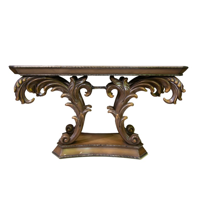 SOLD! Carved and gilded side table: R8,000