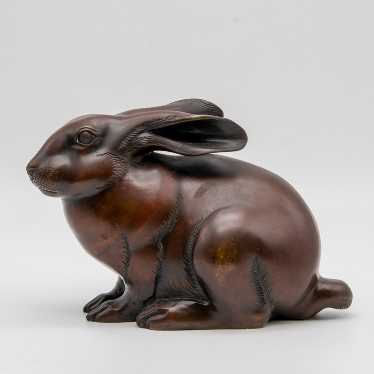 Vintage Chinese bronze rabbit: R35,000