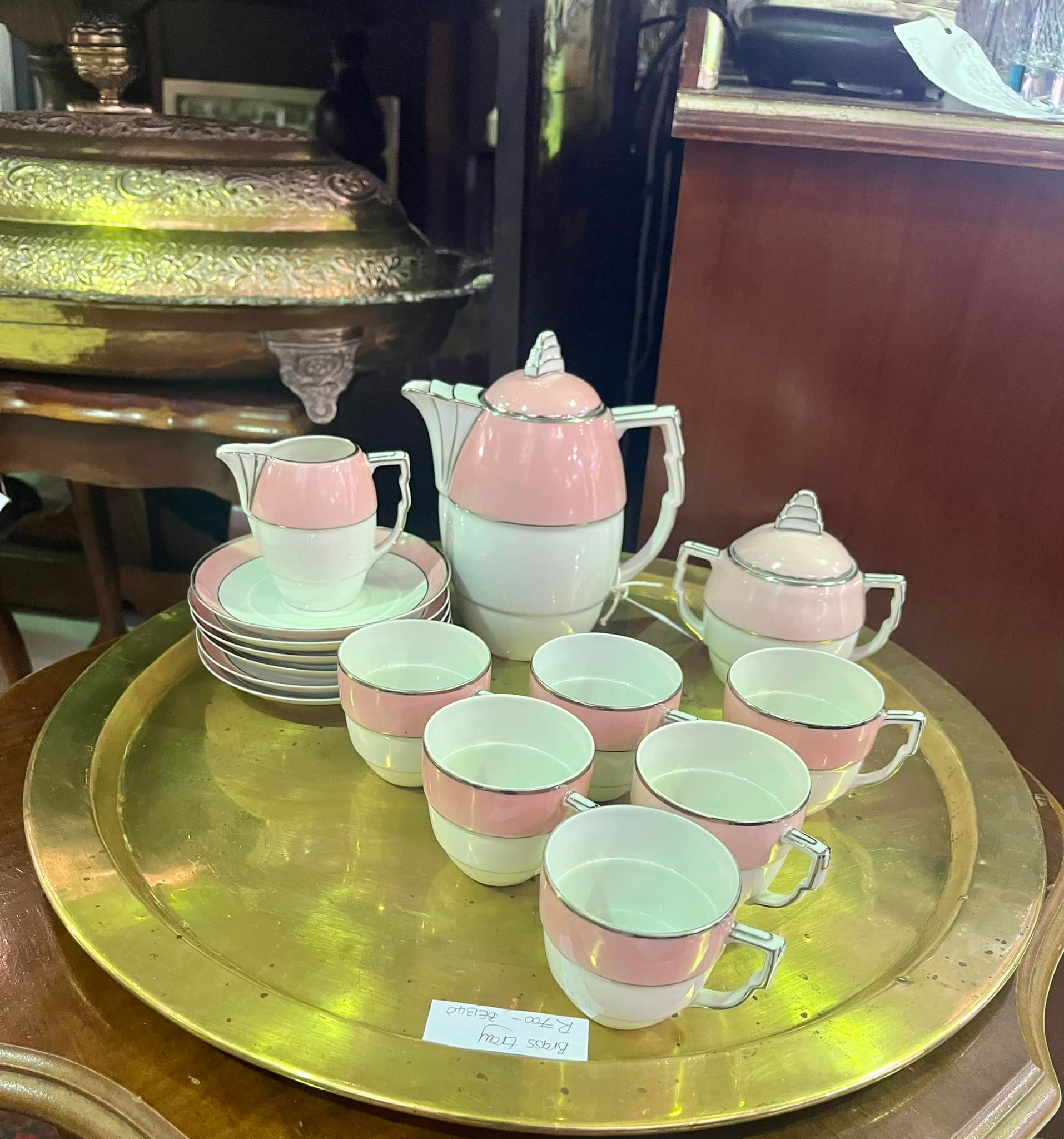 ALP Czech Art Deco 15-piece tea set, c1930’s: R2,500