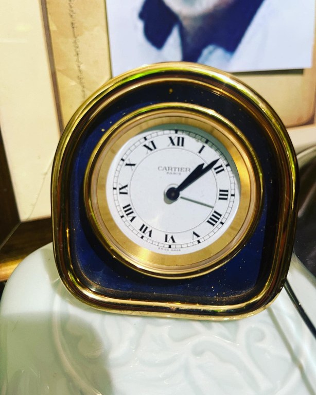 SOLD! Vintage Cartier travel clock, in full working order, 1980’s: R6,000