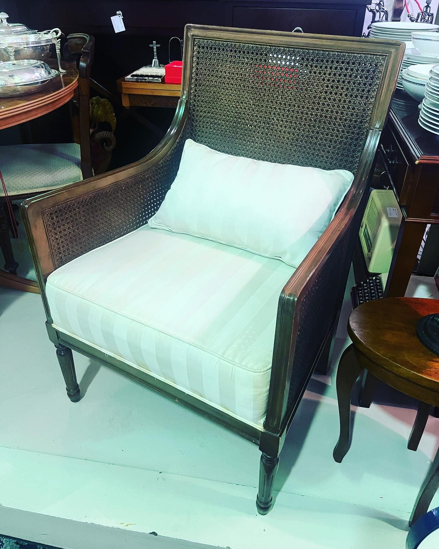 Vintage Gordon Fraser rattan armchair: R7,500