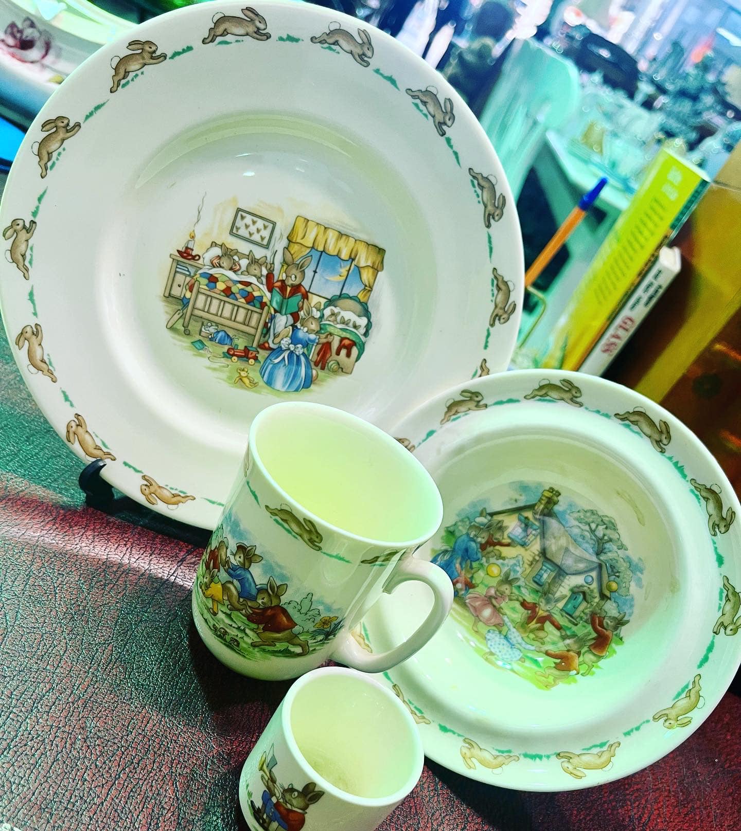 Beautiful Royal Doulton Bunnykins crockery