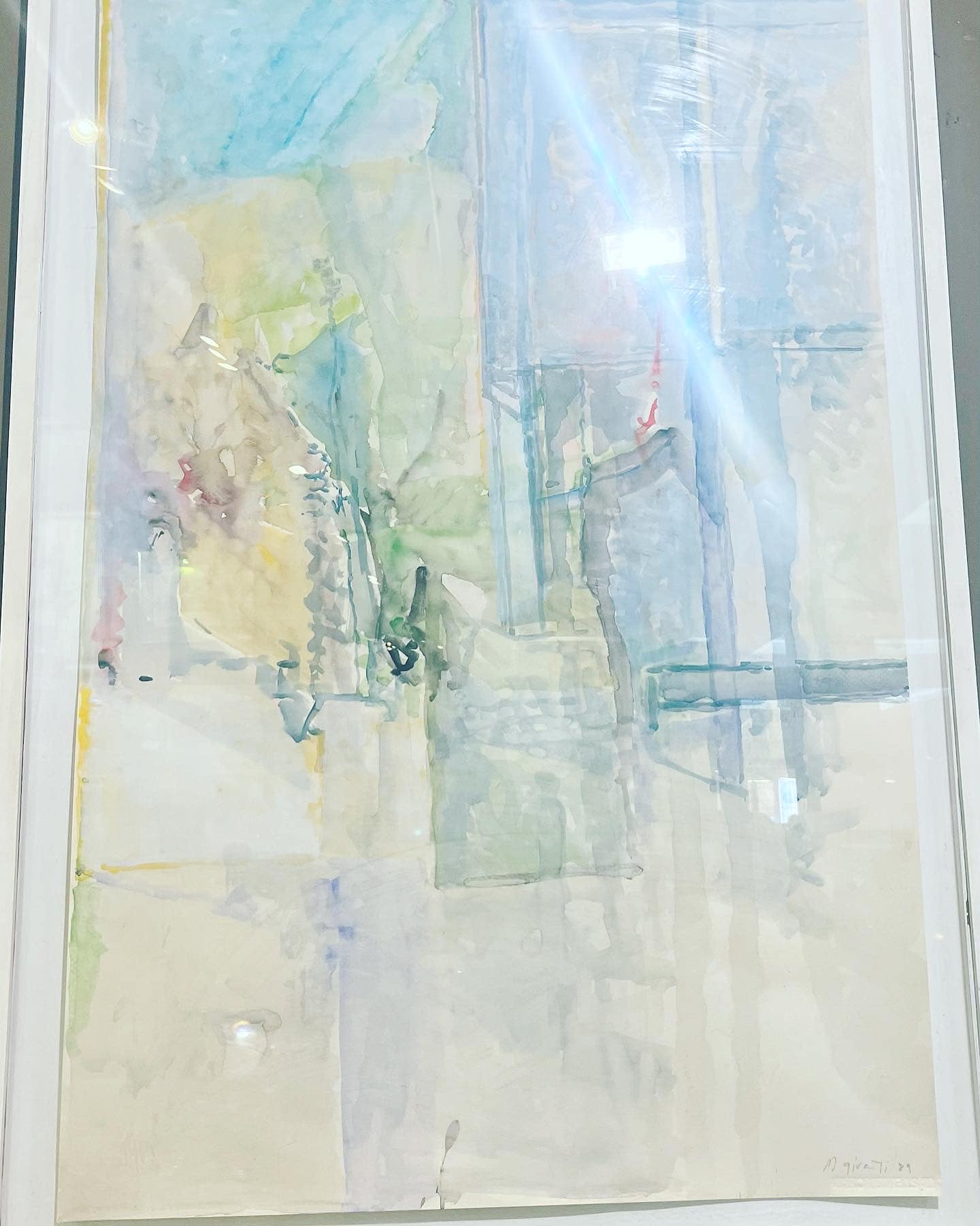 Beautiful Moshe Givanti water colour lithograph (1989): R6,000