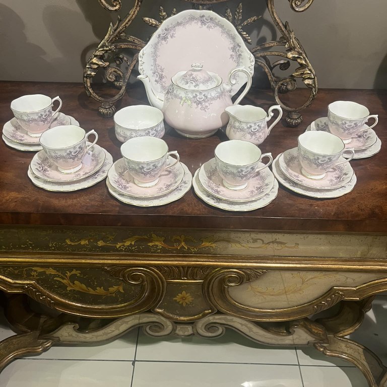 Royal Albert Margaret Rose tea set