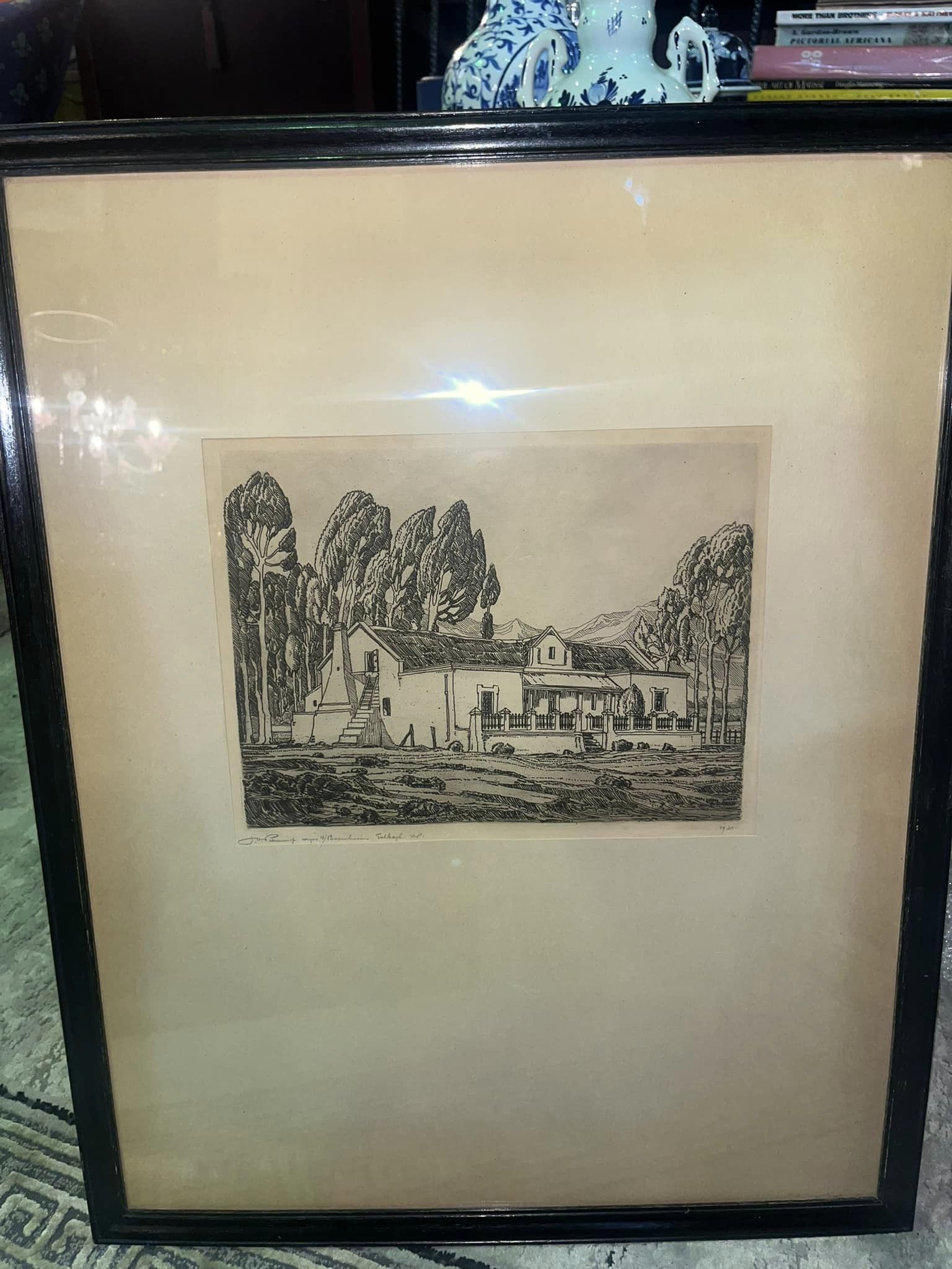 Pierneef lithograph signed 1930