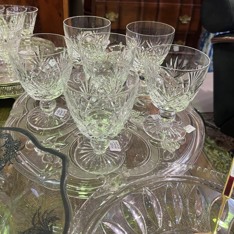 Stewart crystal water glasses