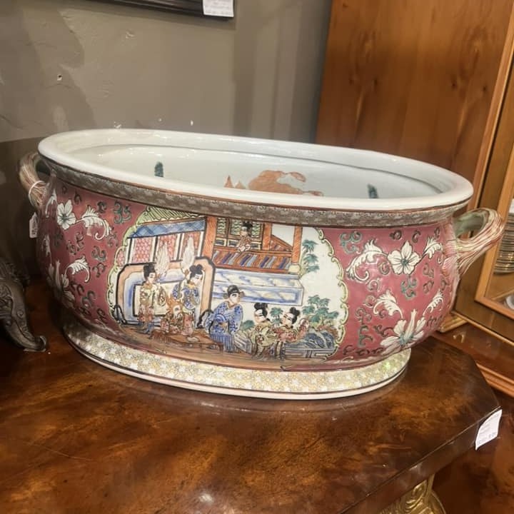 Antique Chinese porcelain foot bath