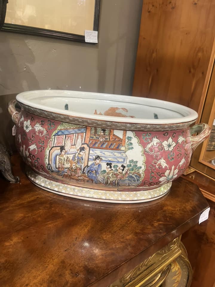 Antique Chinese porcelain foot bath