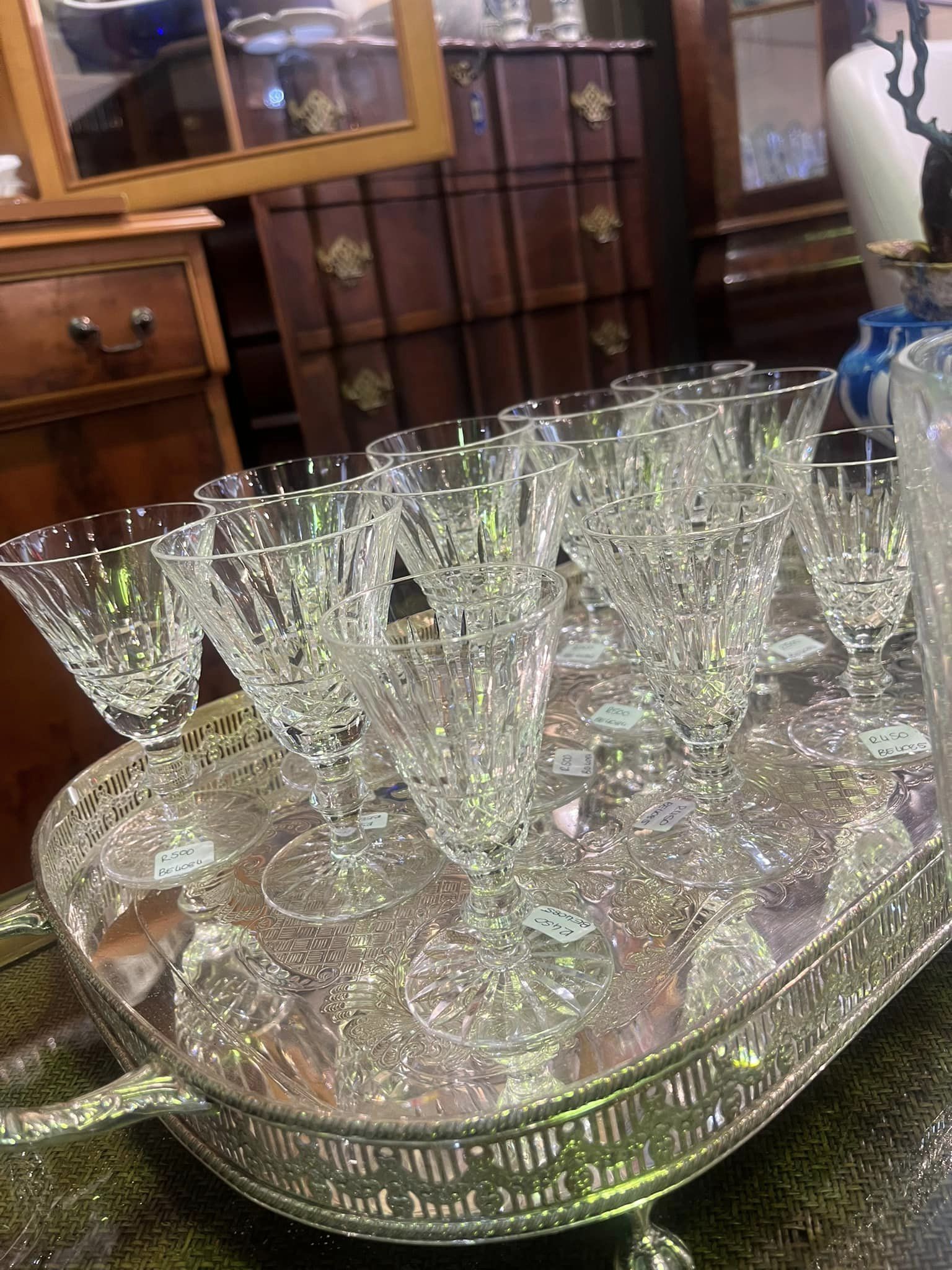 Waterford Tramore White Wine & Liqueur short stem glasses