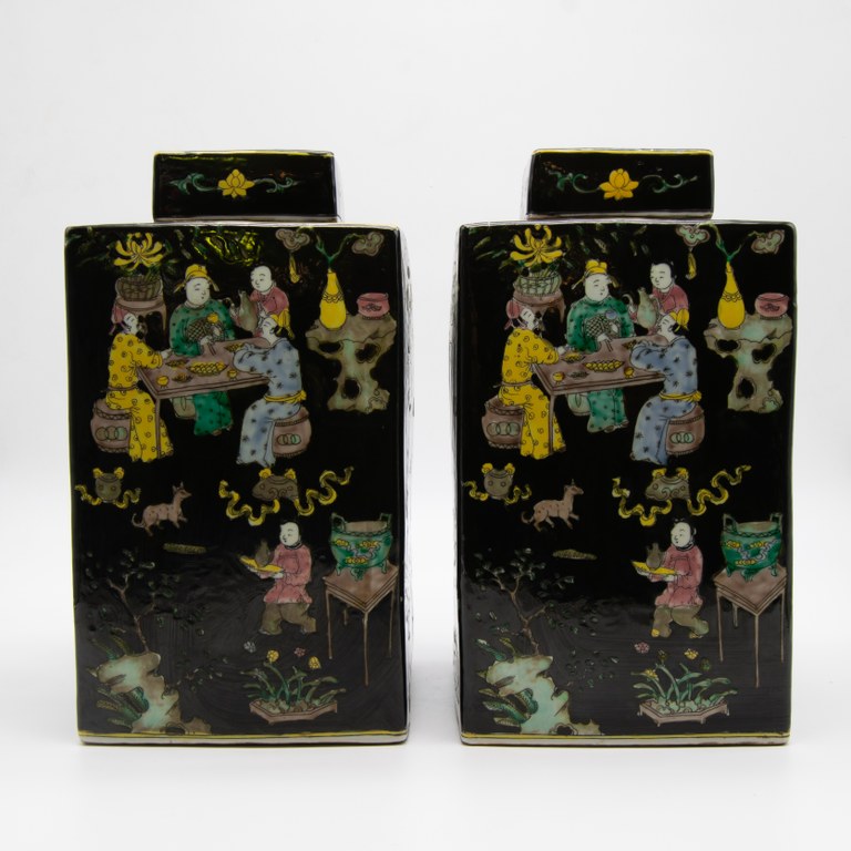Pair of Late Qing Dynasty ginger jars: R14,000 each