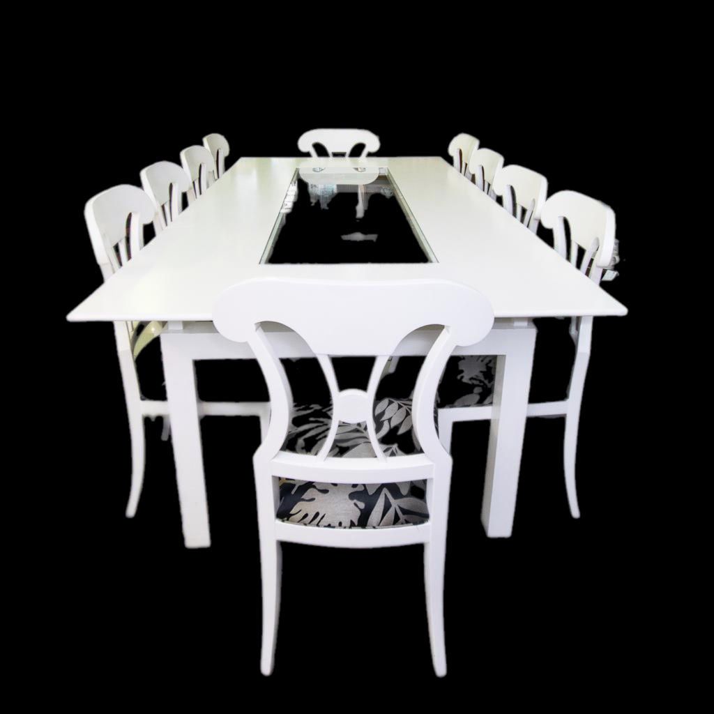 10-seater early Versace dining table