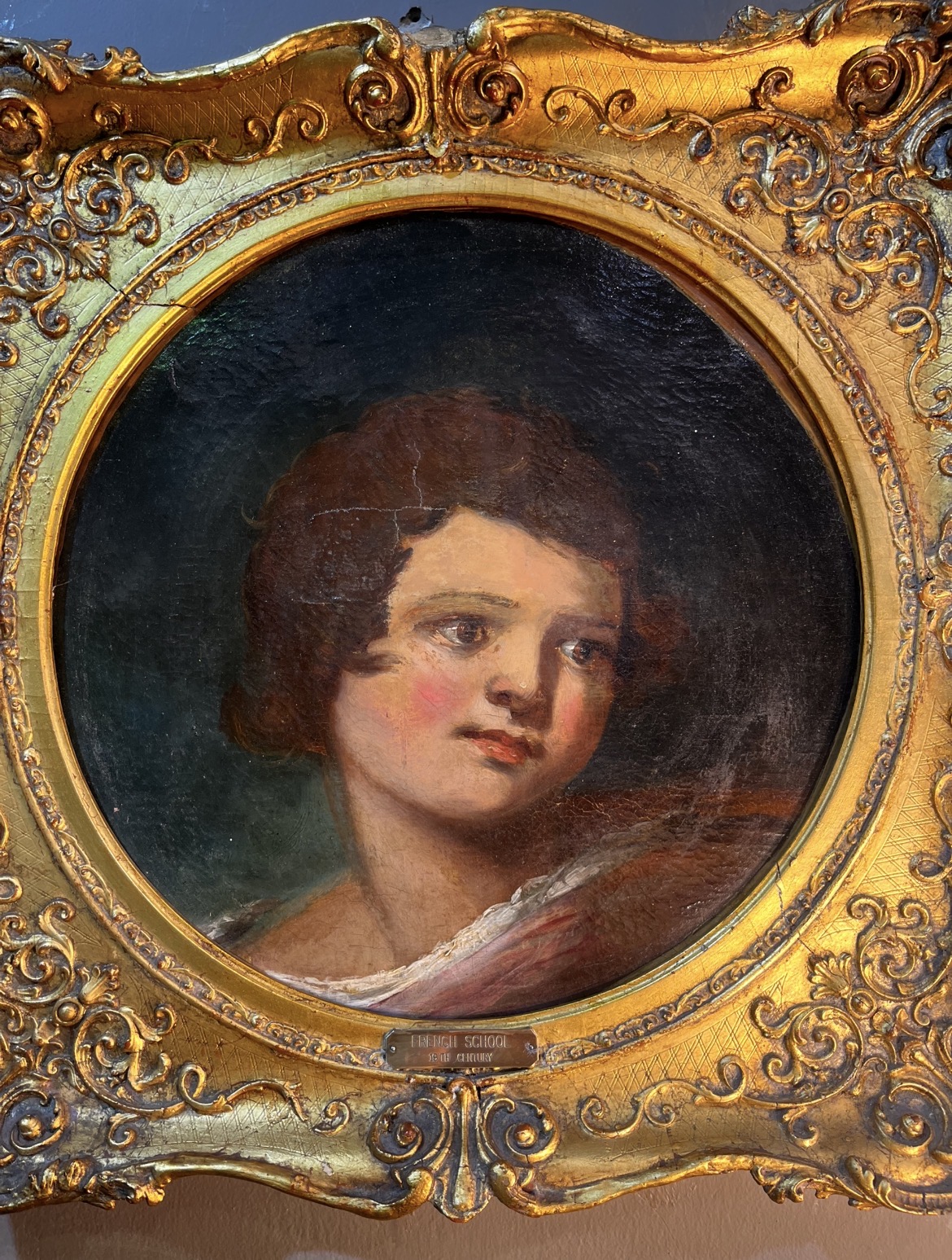 FRENCH SCHOOL (19th Century): Portrait of a Youth
