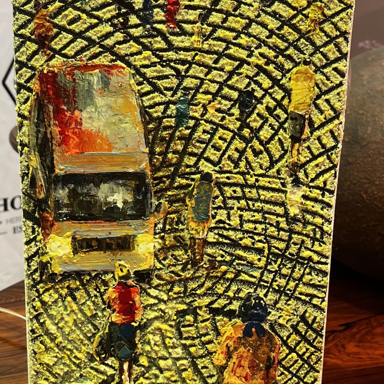 Flashlights by Petros Mwenga (Mixed Media)