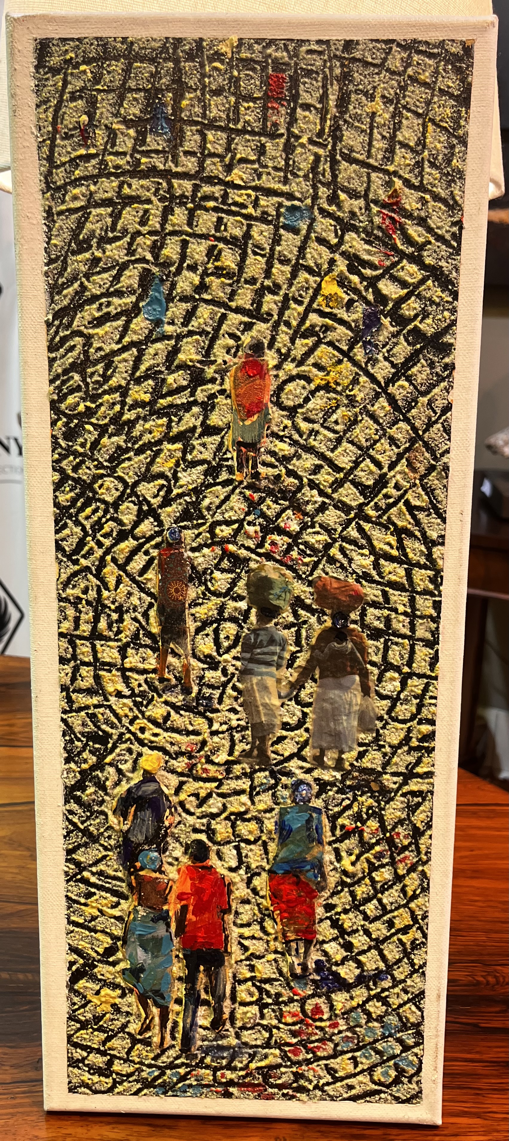 Me and Mom by Petros Mwenga (Mixed Media)