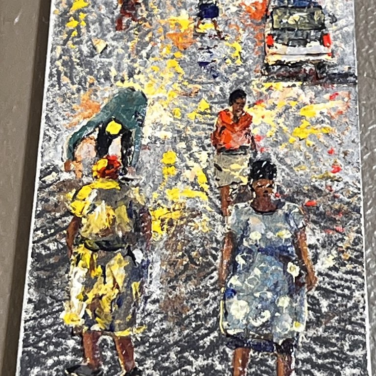 Colourful Journey by Petros Mwenga (Mixed Media)