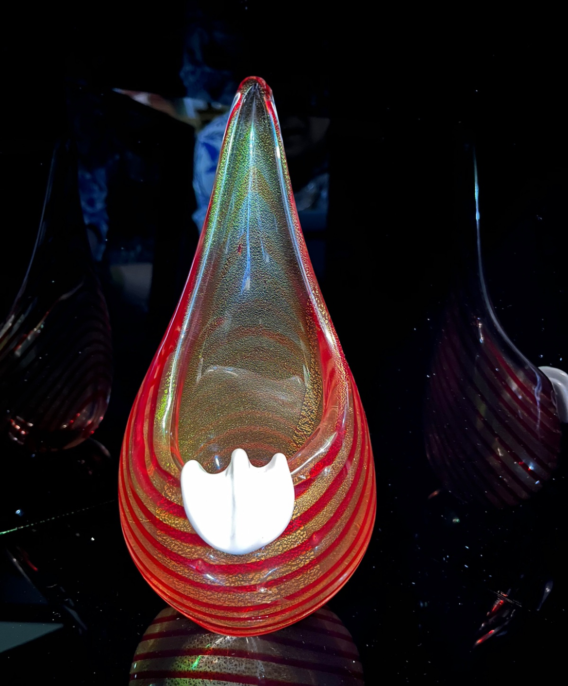 Murano Spirale Vase by Giorgio Ferra for A.VE.M. Murano, c1950s