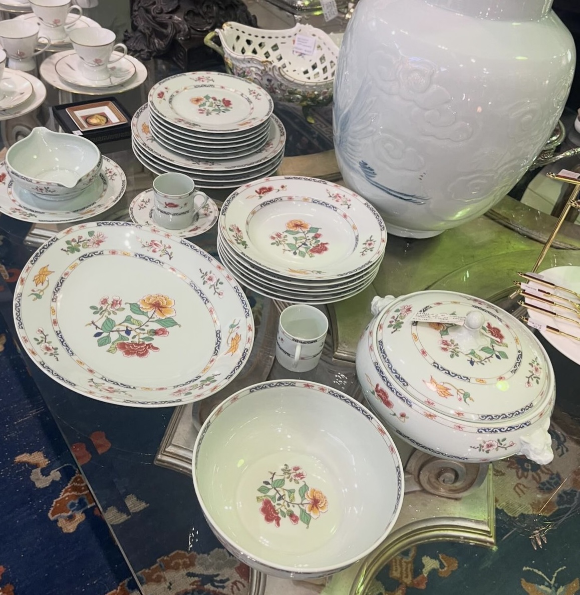 Raynaud & Co Limoges, France, dinner set, 24-piece, c1930s