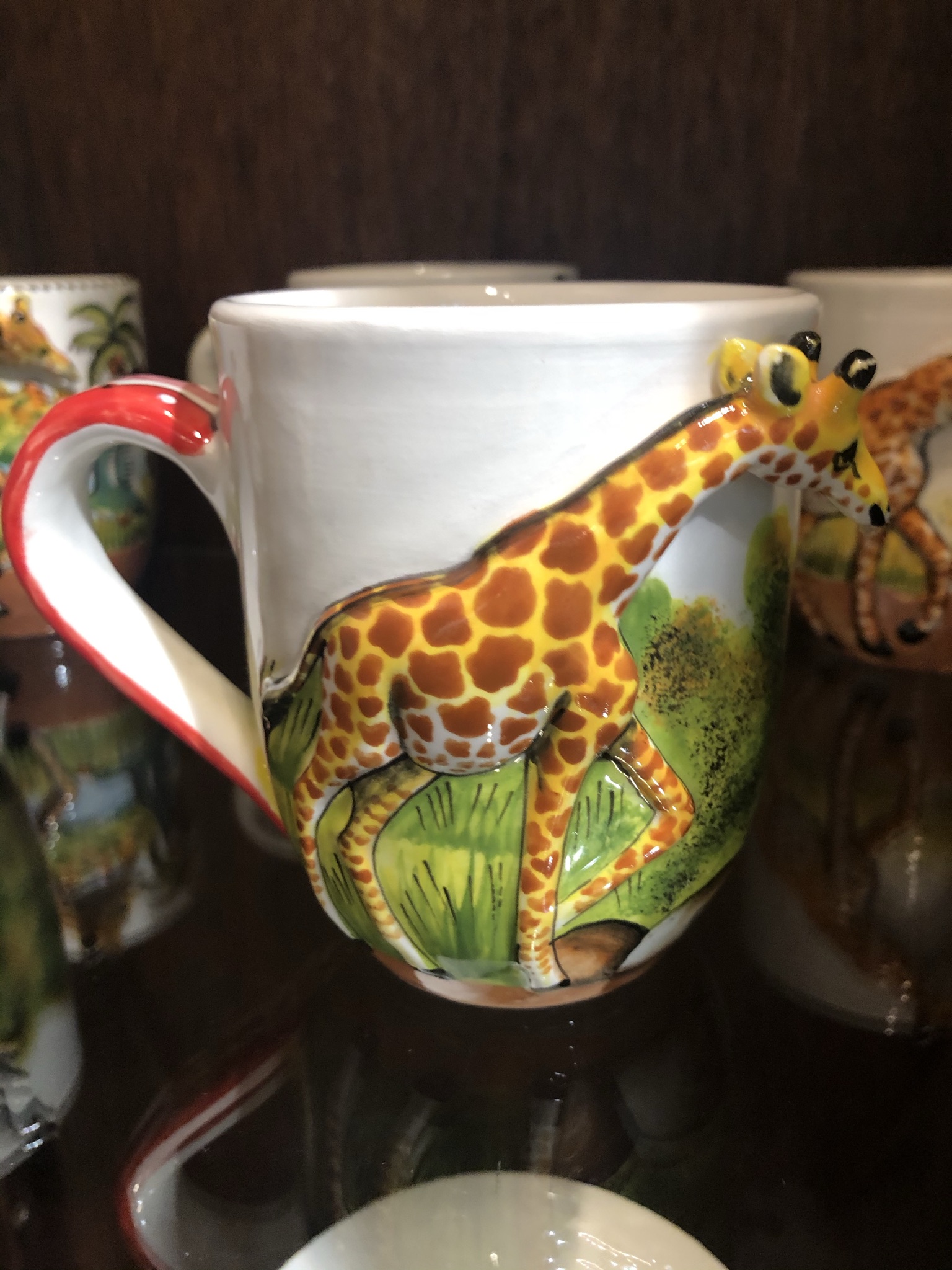 COLLECTION OF CERAMIC COFFEE MUGS