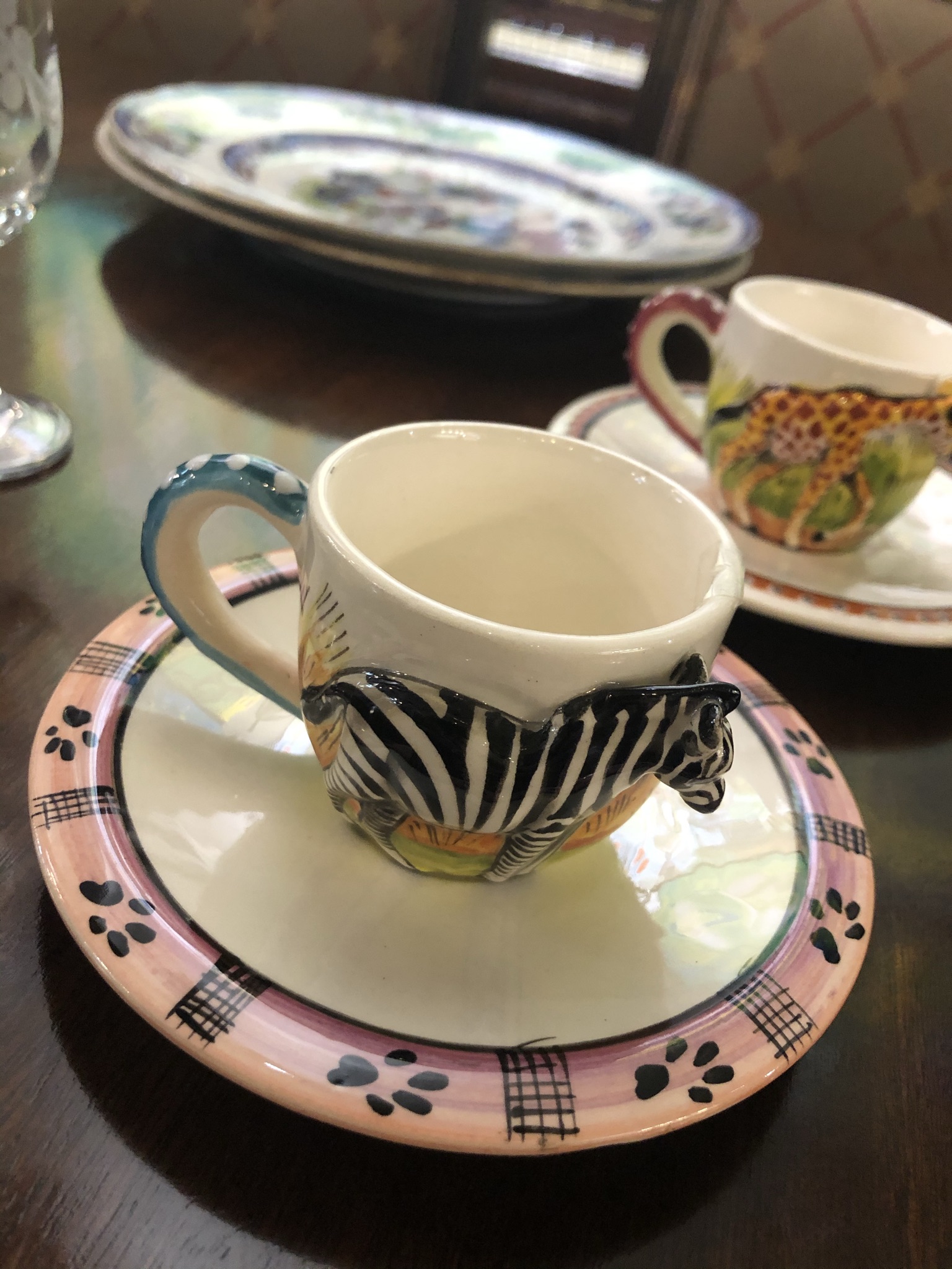 COLLECTION OF CERAMIC ESPRESSO CUPS