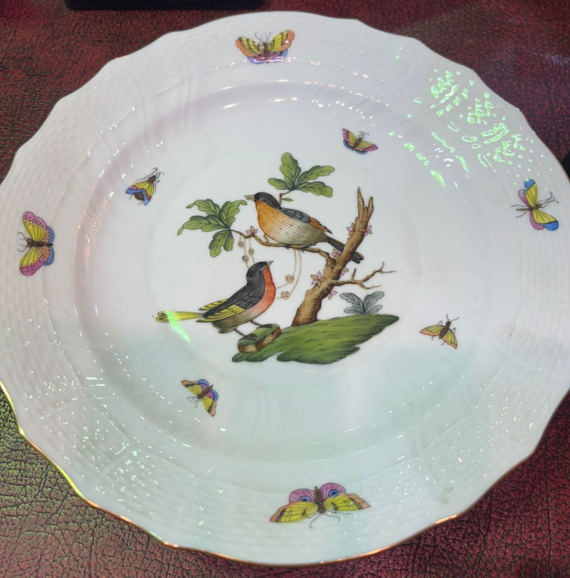 Herend Rothschild bird luncheon plate: R3,500