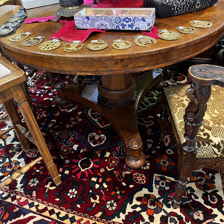 The Early Victorian Mahogany Center Table: R60,000