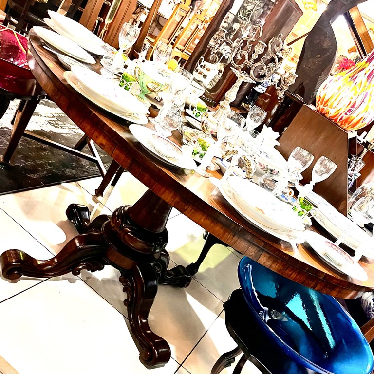 Original Victorian Loo Table (c. 1855): R60,000