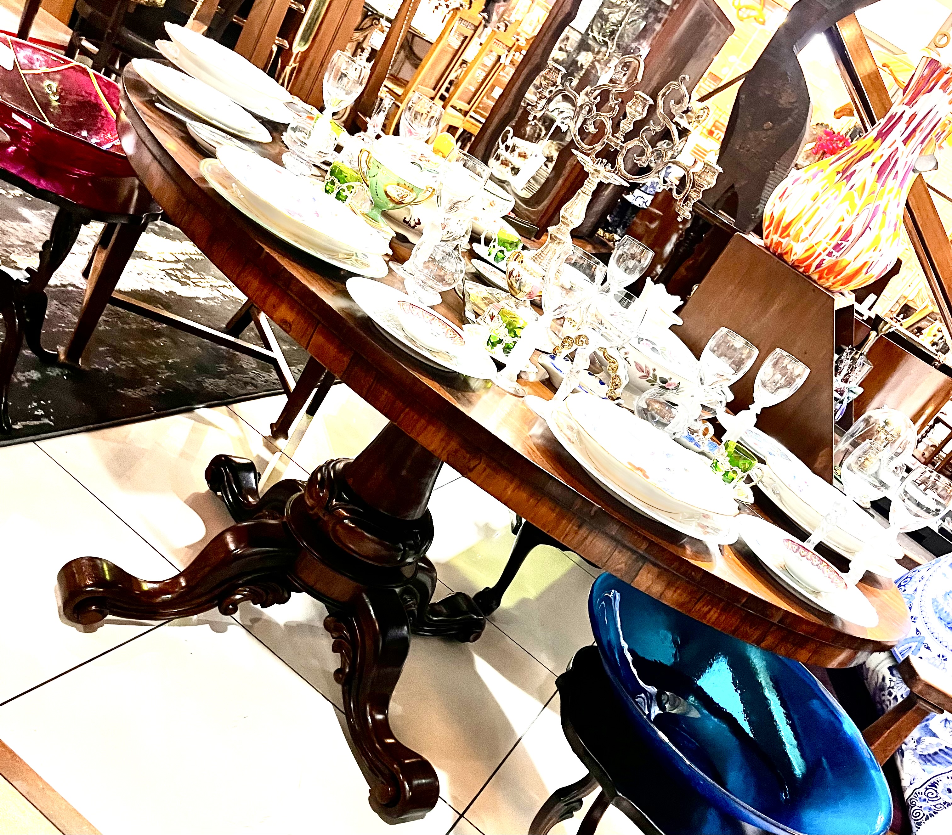 Original Victorian Loo Table (c. 1855): R60,000