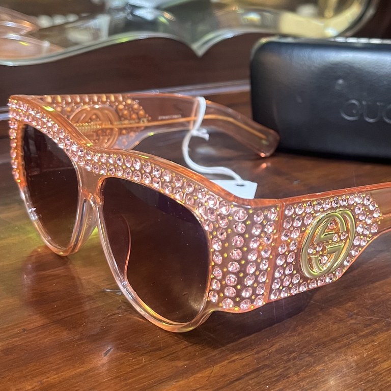 Gucci crystal sunglasses