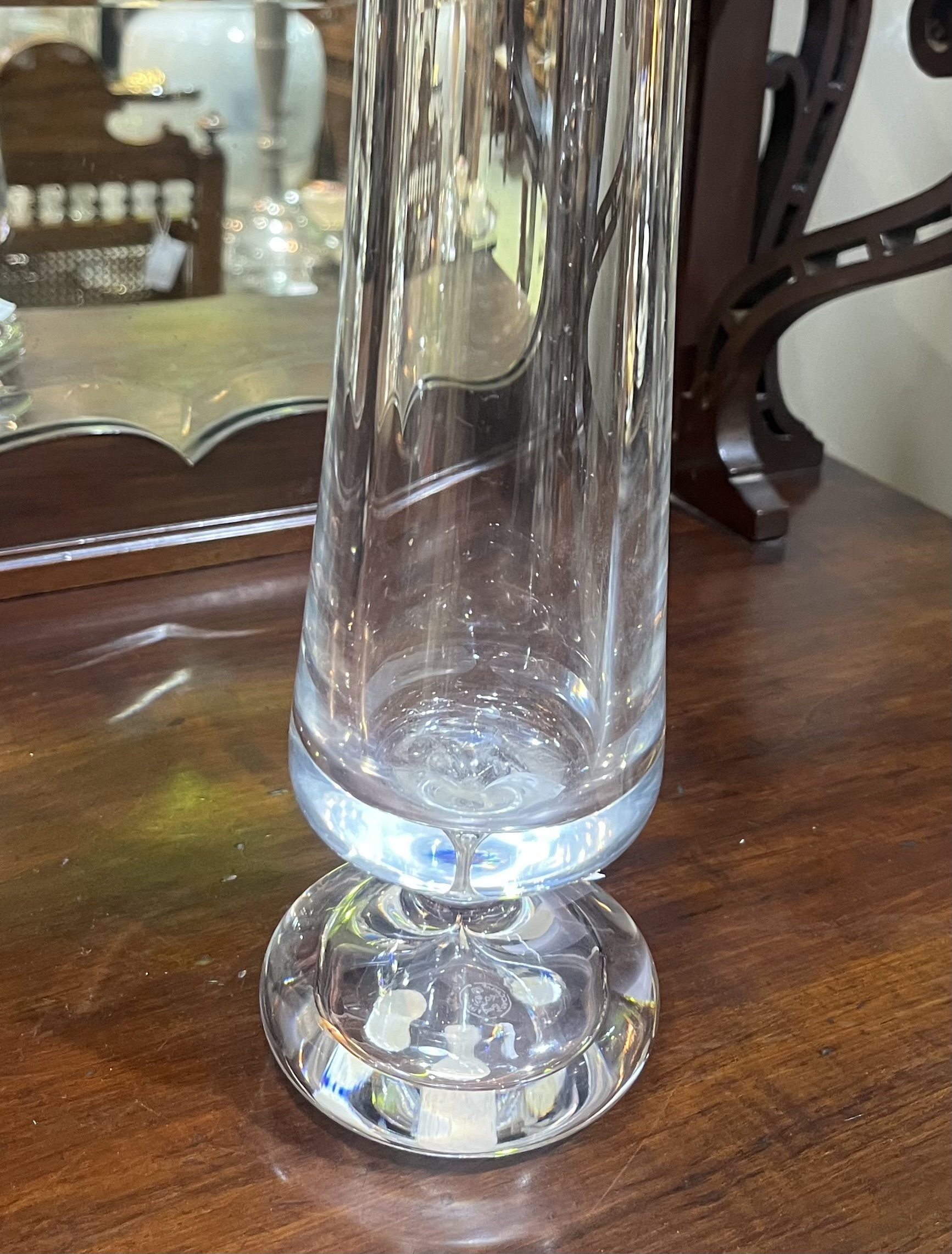 Baccarat crystal vase