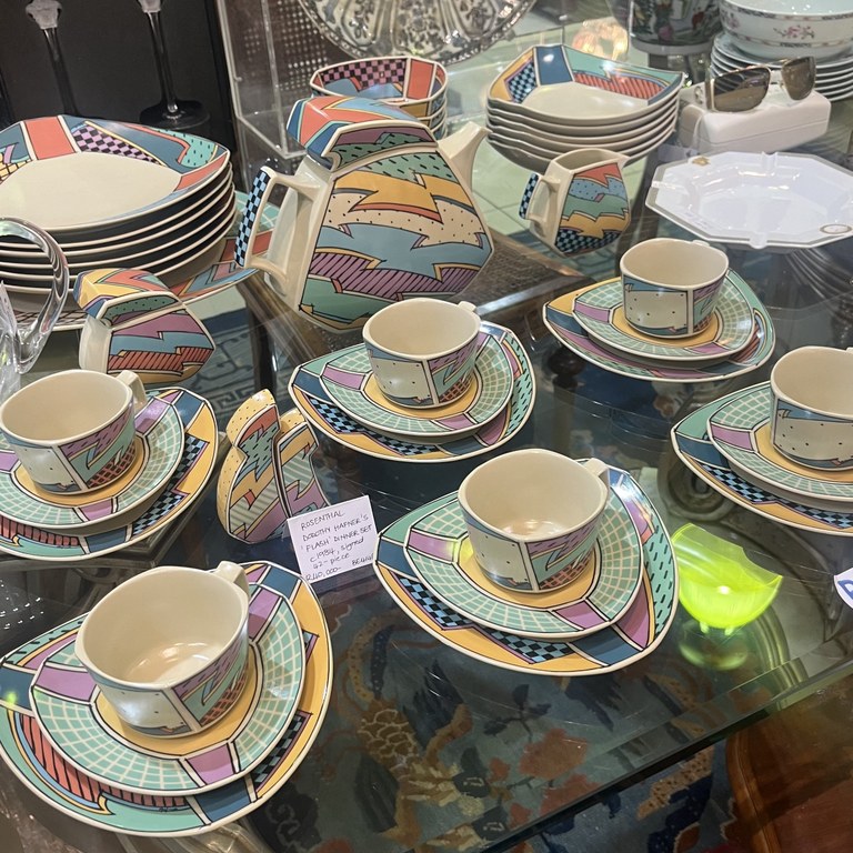 Rosenthal Dorothy Hafner “Flash” Studio Line dinner set, 42-piece, c1984