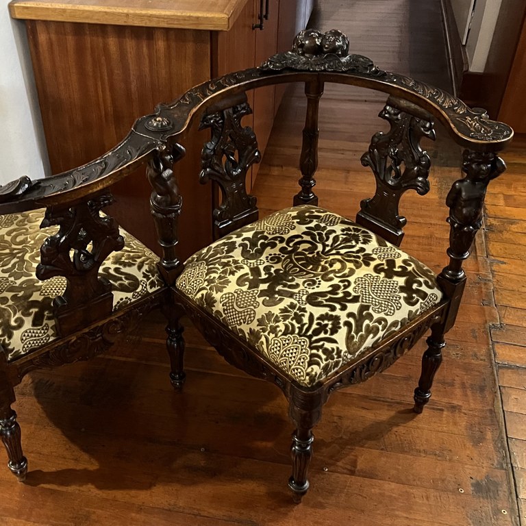 Victorian conversation chair: R45,000