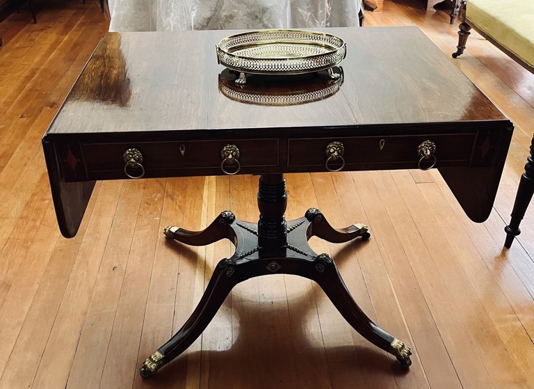 Original English Regency Mahogany Sofa Table (c. 1815) — R260,000