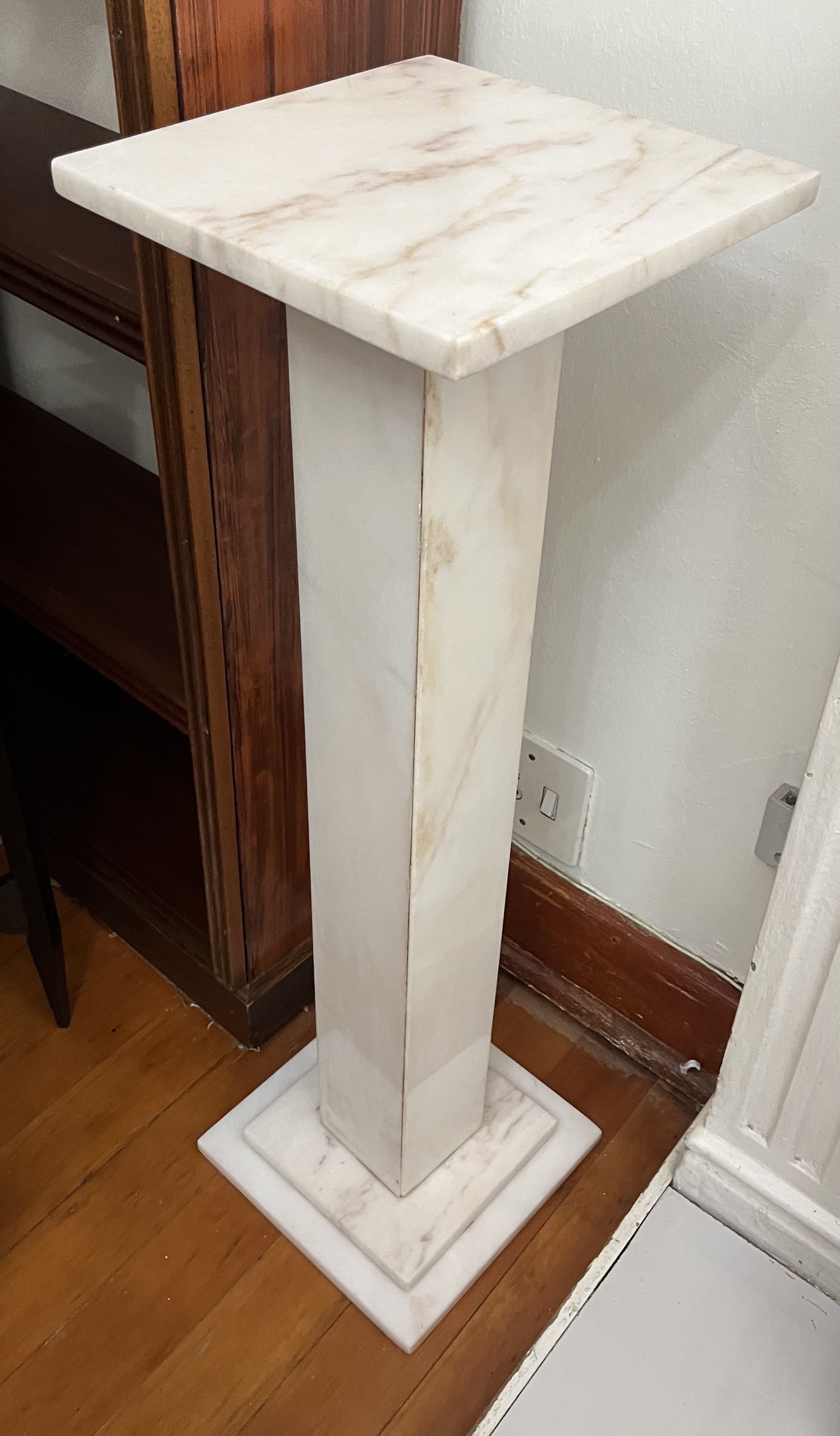 White marble plinth: R8,000