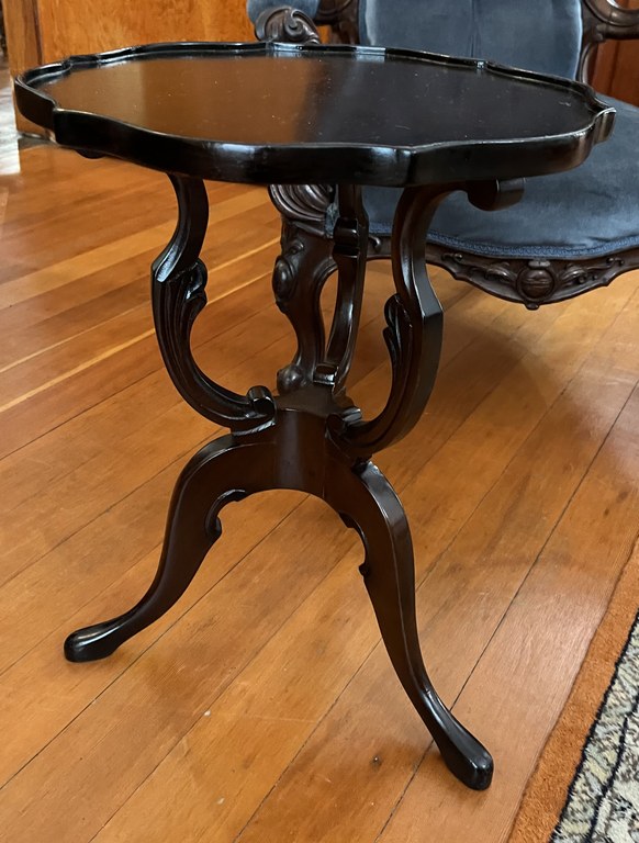 Pair of Edwardian Chippendale Revival Mahogany Wine Tables (c. 1905): R45,000