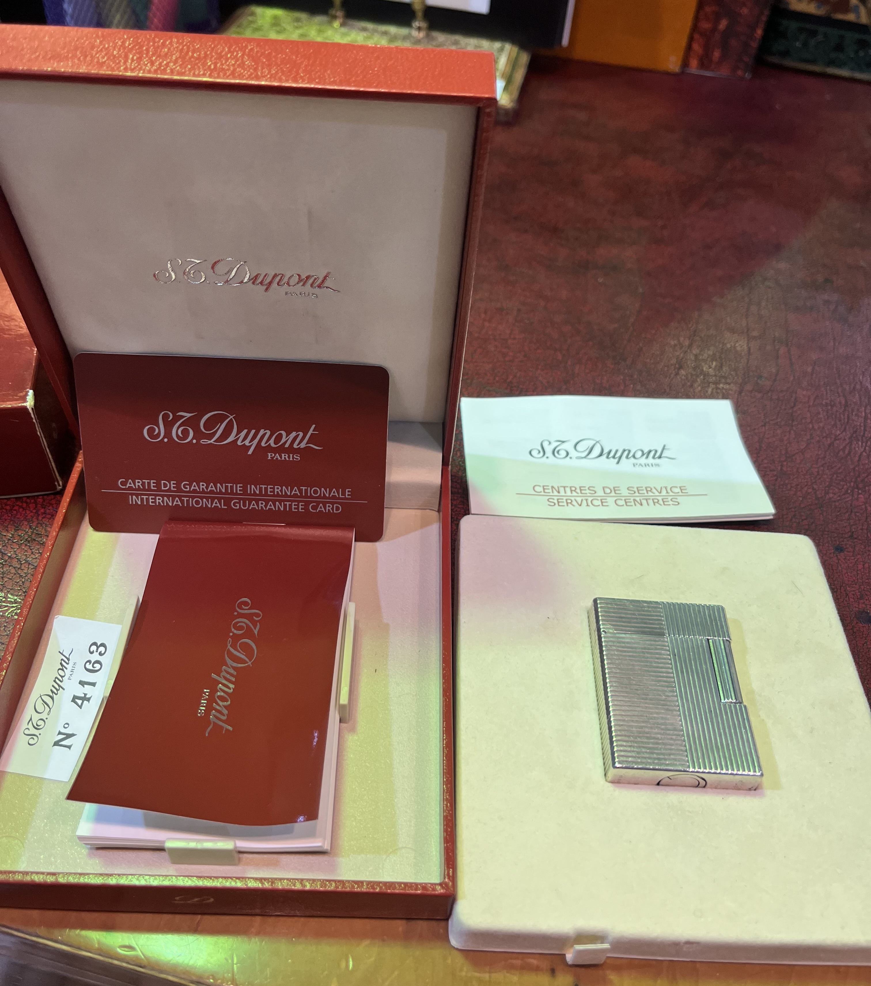 S.T. Dupont silver lighter: R10,000