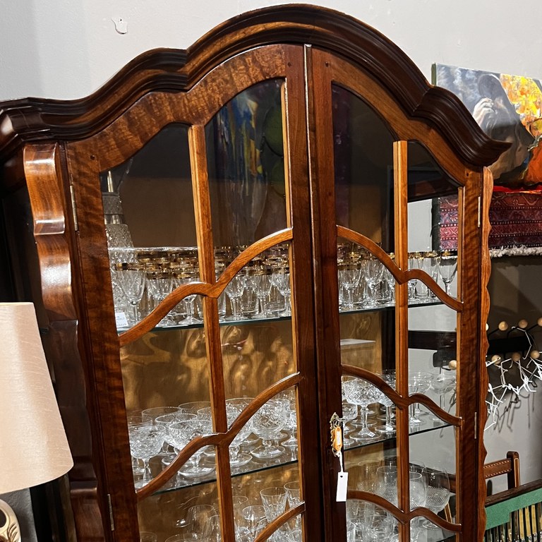 South African Heritage Stinkwood Display Cabinet: R35,000