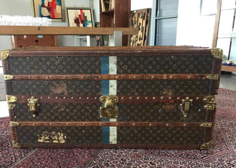 1920'S LOUIS VUITTON STEAMER TRUNK — Ghorbany