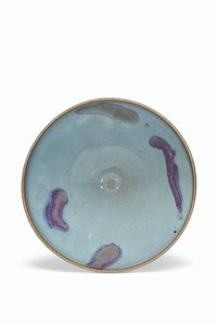 A PURPLE-SPLASHED JUN BOWL NORTHERN SONG-JIN DYNASTY (AD 960-1234)