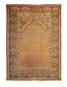 A 'Transylvanian' niche rug, Oushak region, West Anatolia, first half 17th century