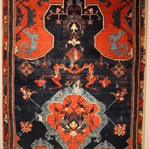 THE RUG: Niche Cloudband rug from Anatolia with the spider