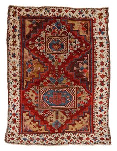 Anatolian Turnali Rug, Turkey, Late 19th C.