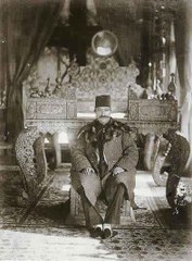 Nader al-Din Shah Qajar photographed by Antoine Svruguin