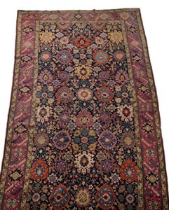Dreweatts 1759 Fine Sales: Mid-19th Century Caucasian Harshang design carpet