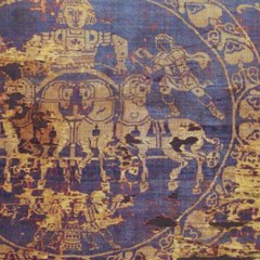 Shroud of Charlemagne - manufactured in Constantinople