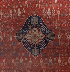 Large and Fine Persian Sarouk Fereghan Carpet