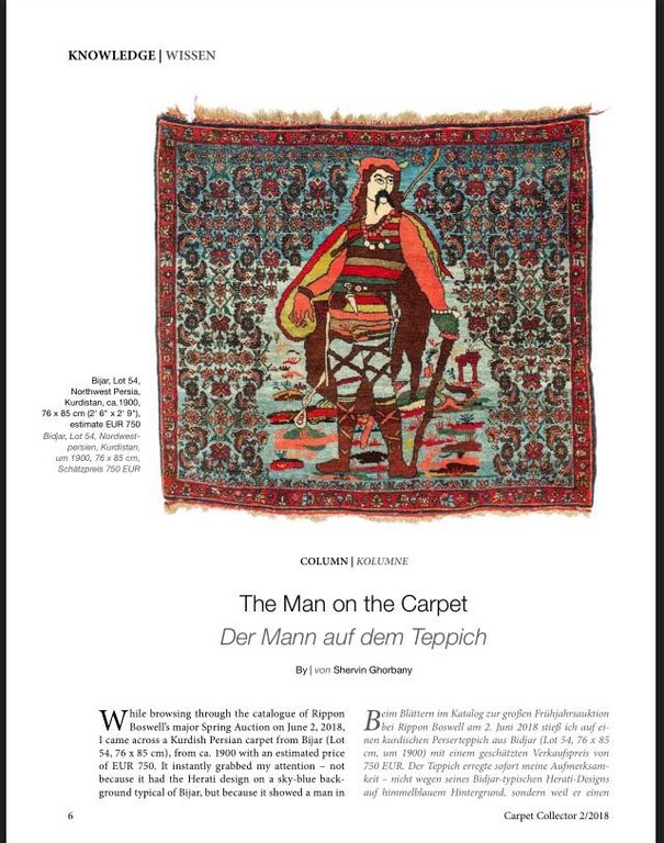The man on the carpet