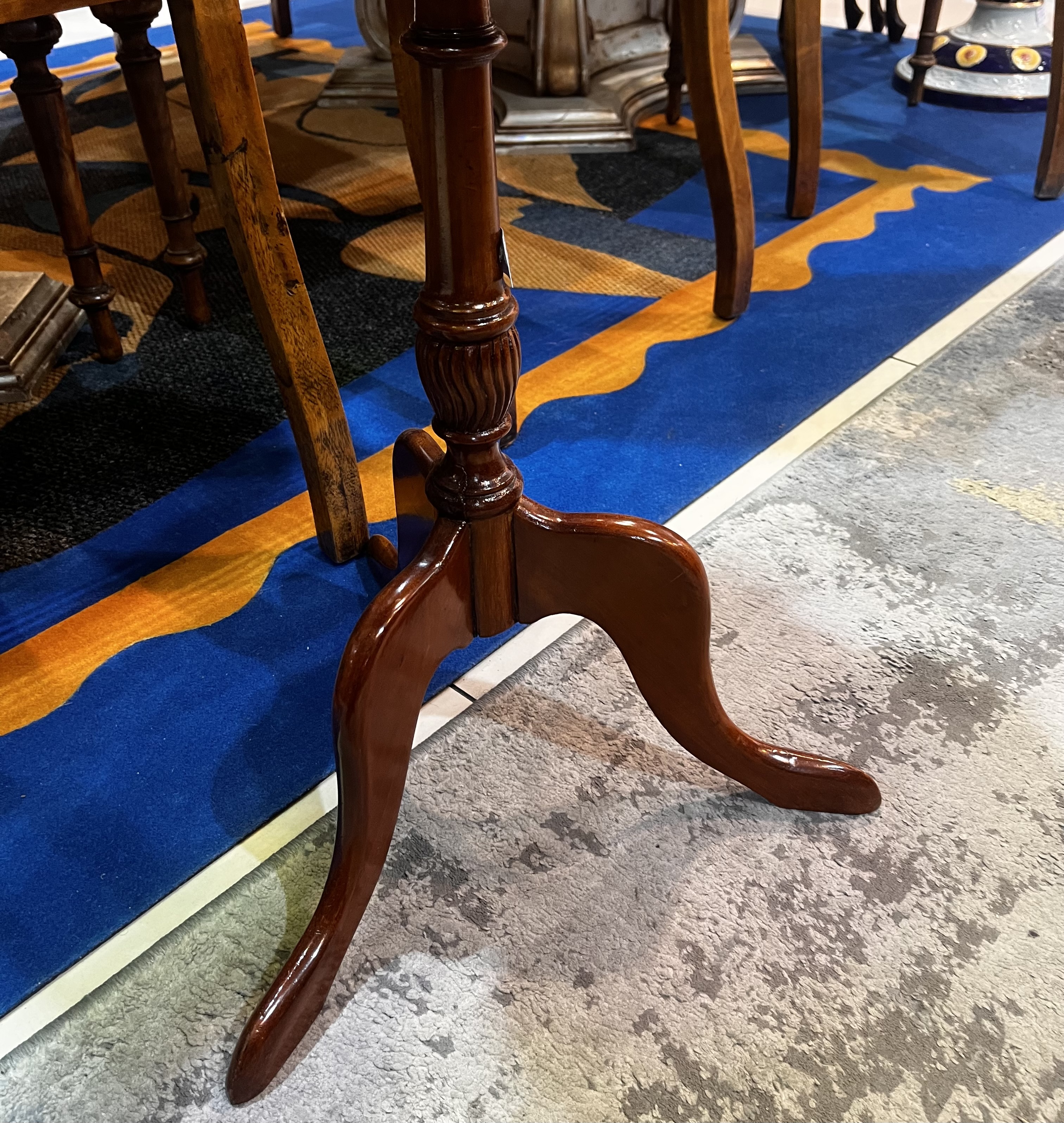 George III pie-crust tripod tables