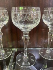 Stuart Tamara long stem crystal wine glasses