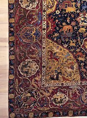 Close-up of the Sanguszko carpet